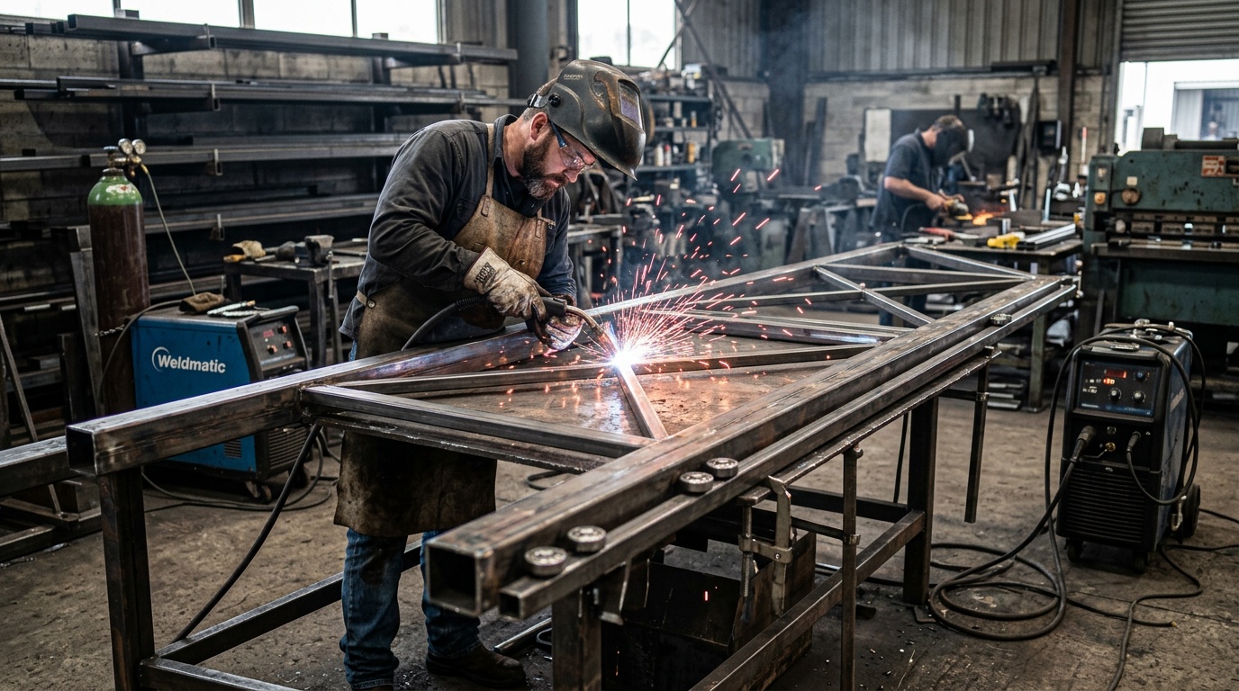 Custom gate fabrication in our Antalya workshop